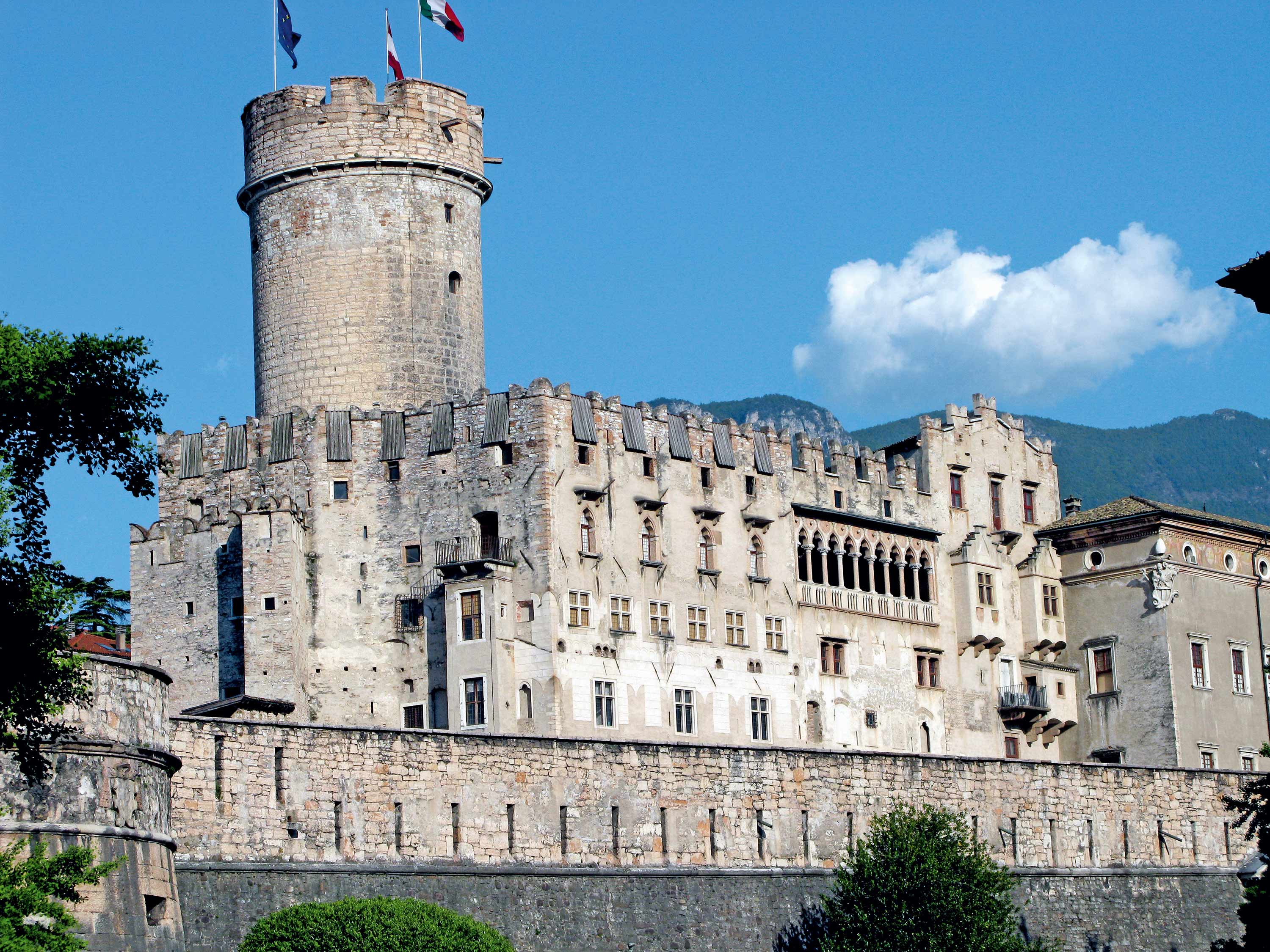 Vista del Castello del Buonconsiglio
