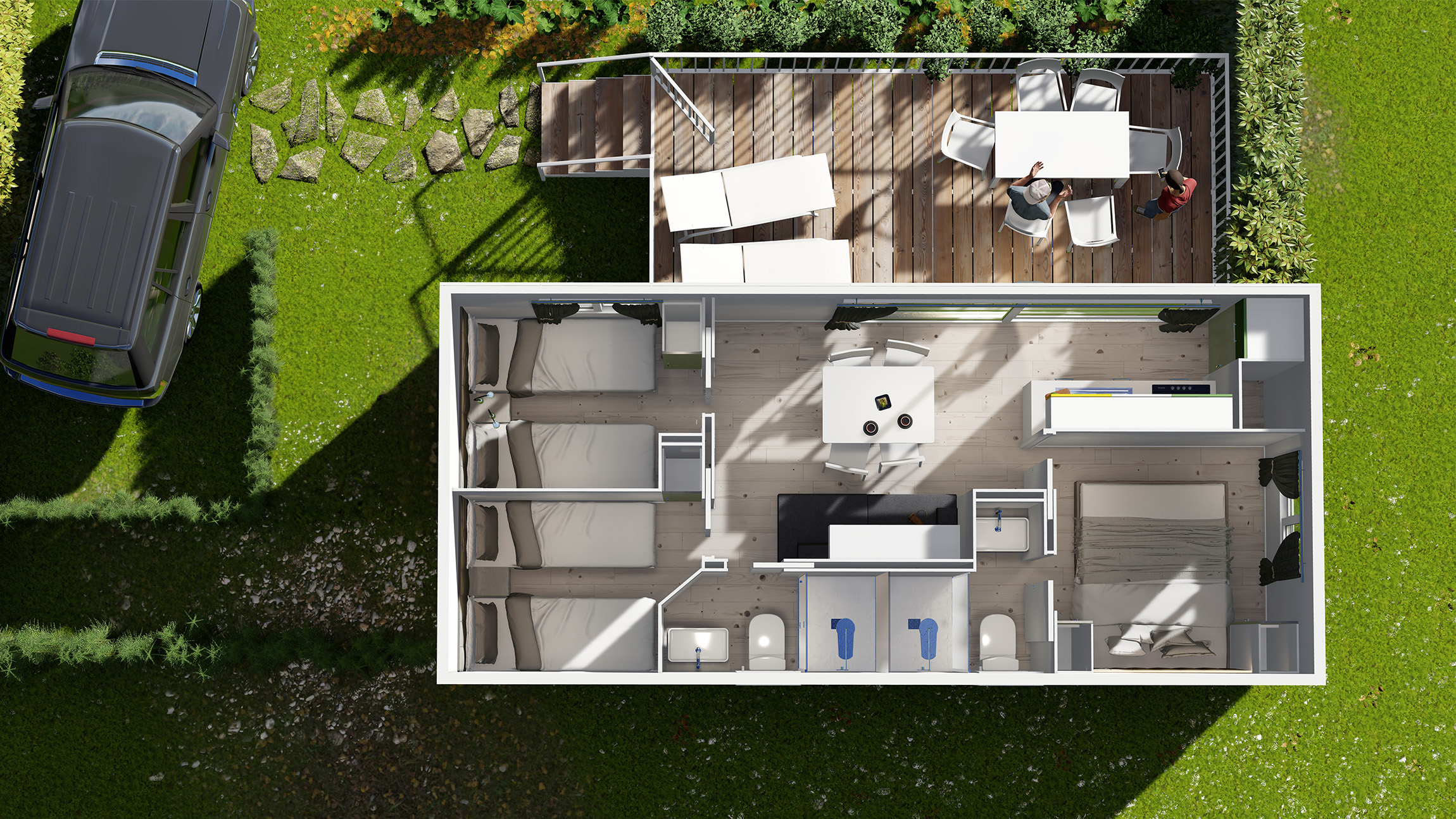 Suite Harmony Planimetria 3d Camping Mario