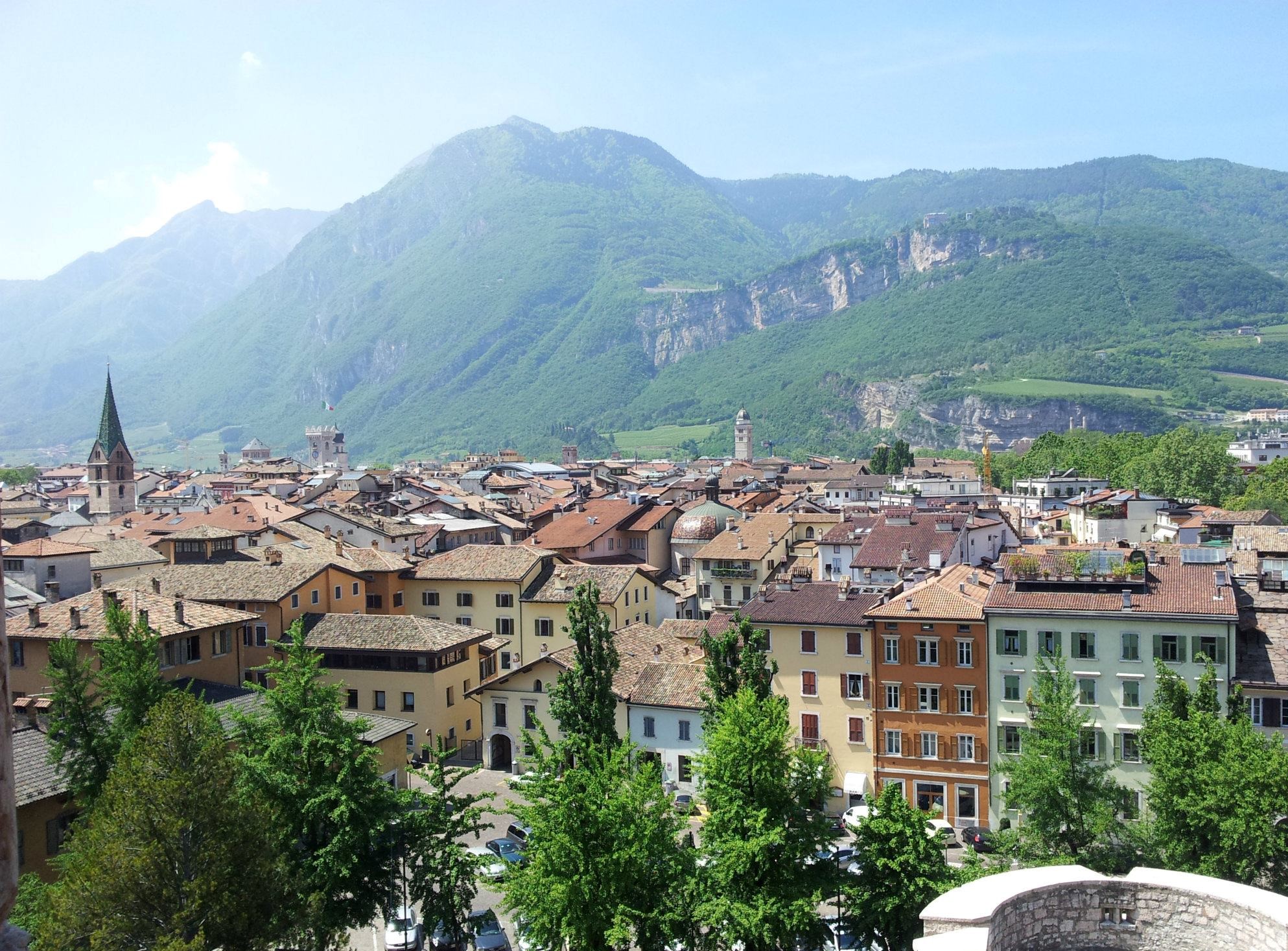 Vista dalla Terrazza del Castello Buonconsiglio