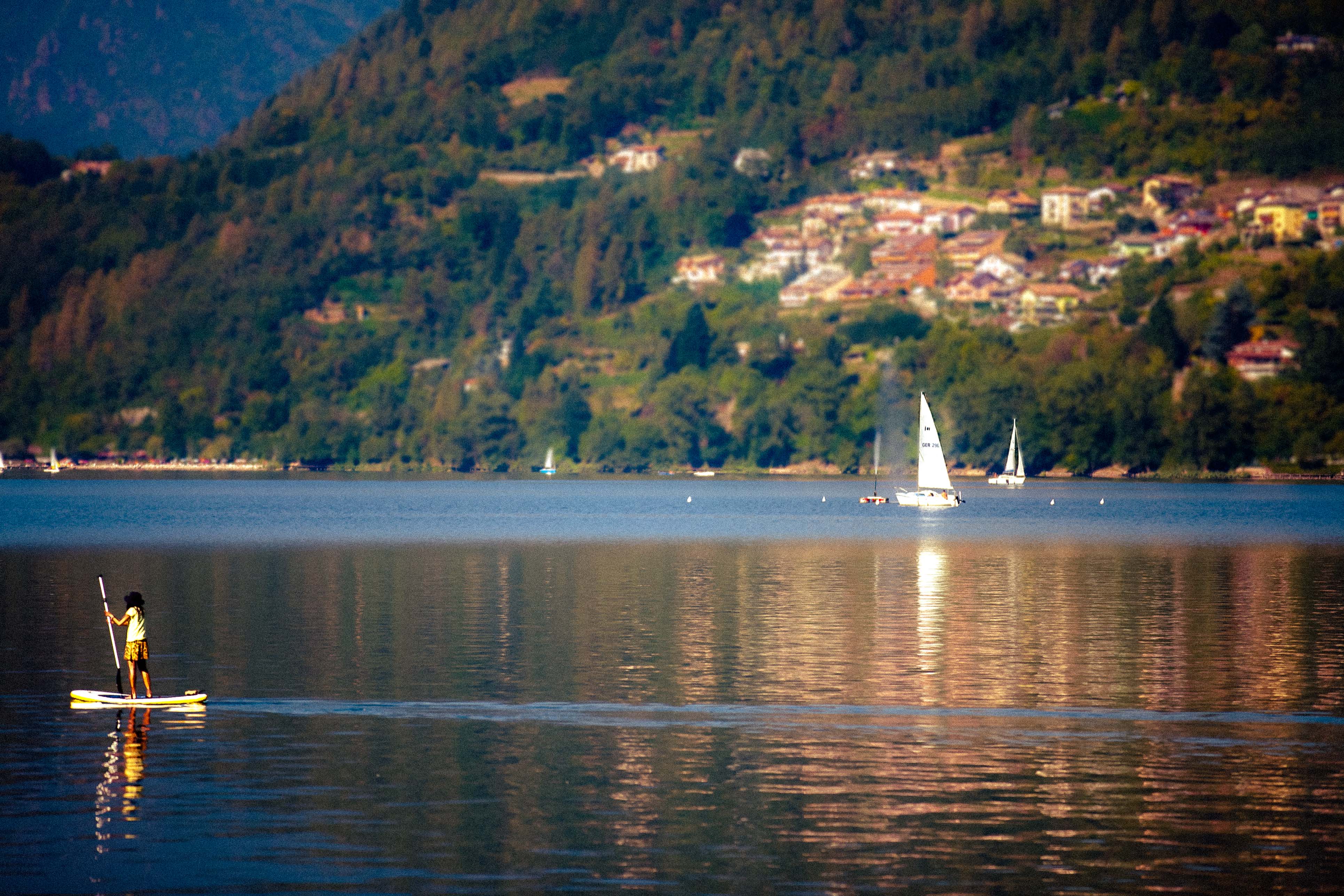 Sup sul lago di Caldonazzo