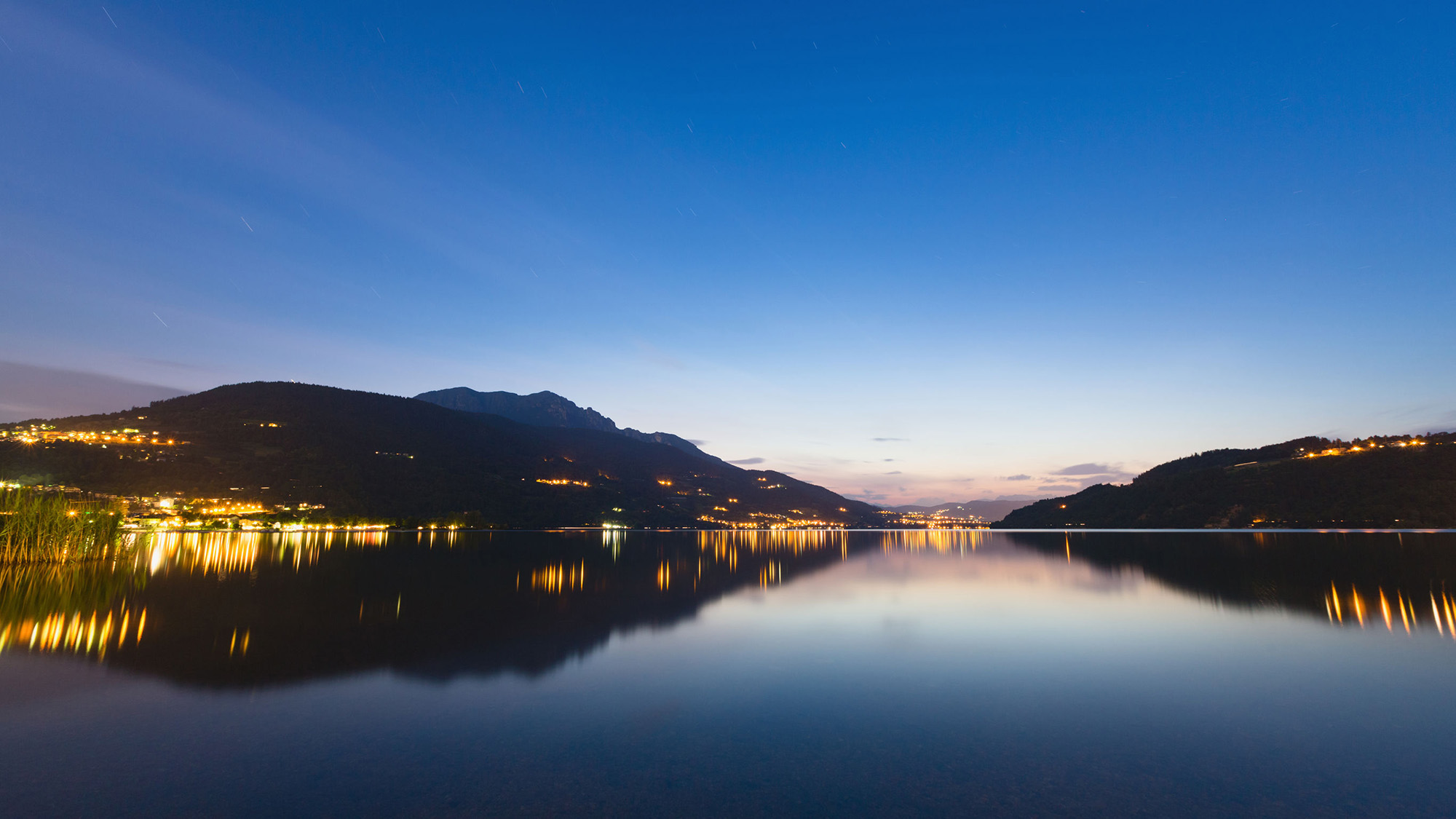Lago di Caldonazzo di sera