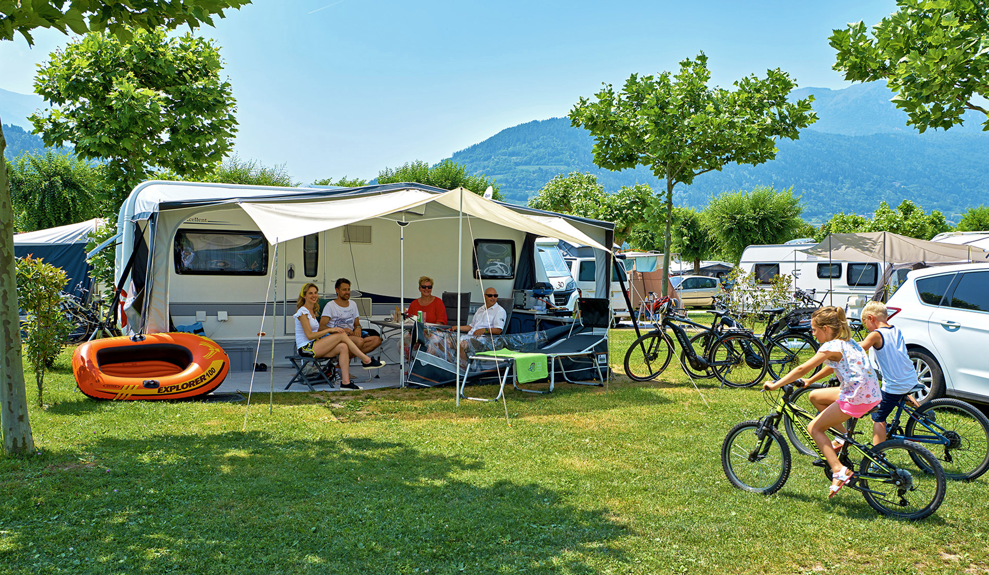 Piazzola per il tuo camper al Camping Mario