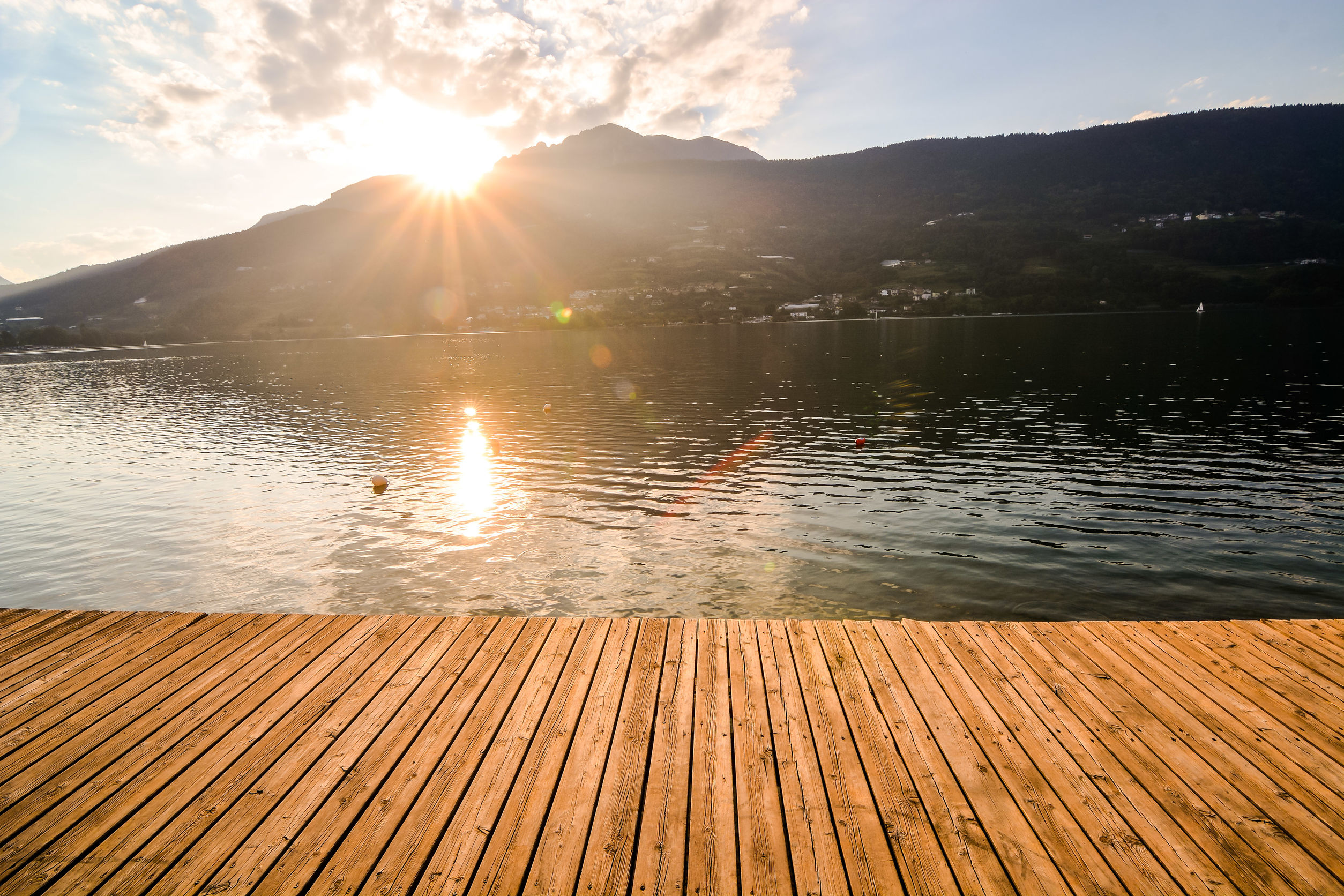 Pontile sul Lago di Caldonazzo