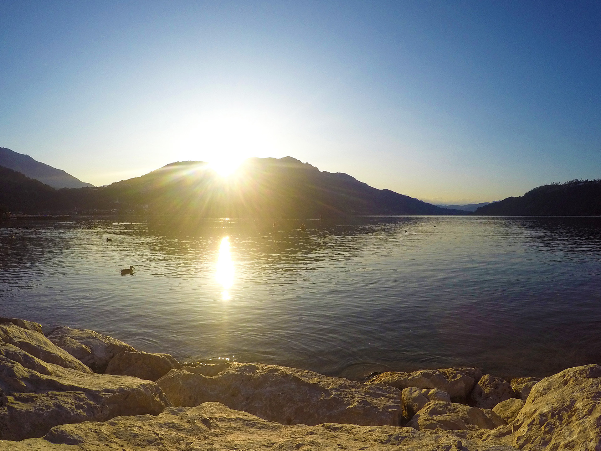 Tramonto sul Lago di Caldonazzo