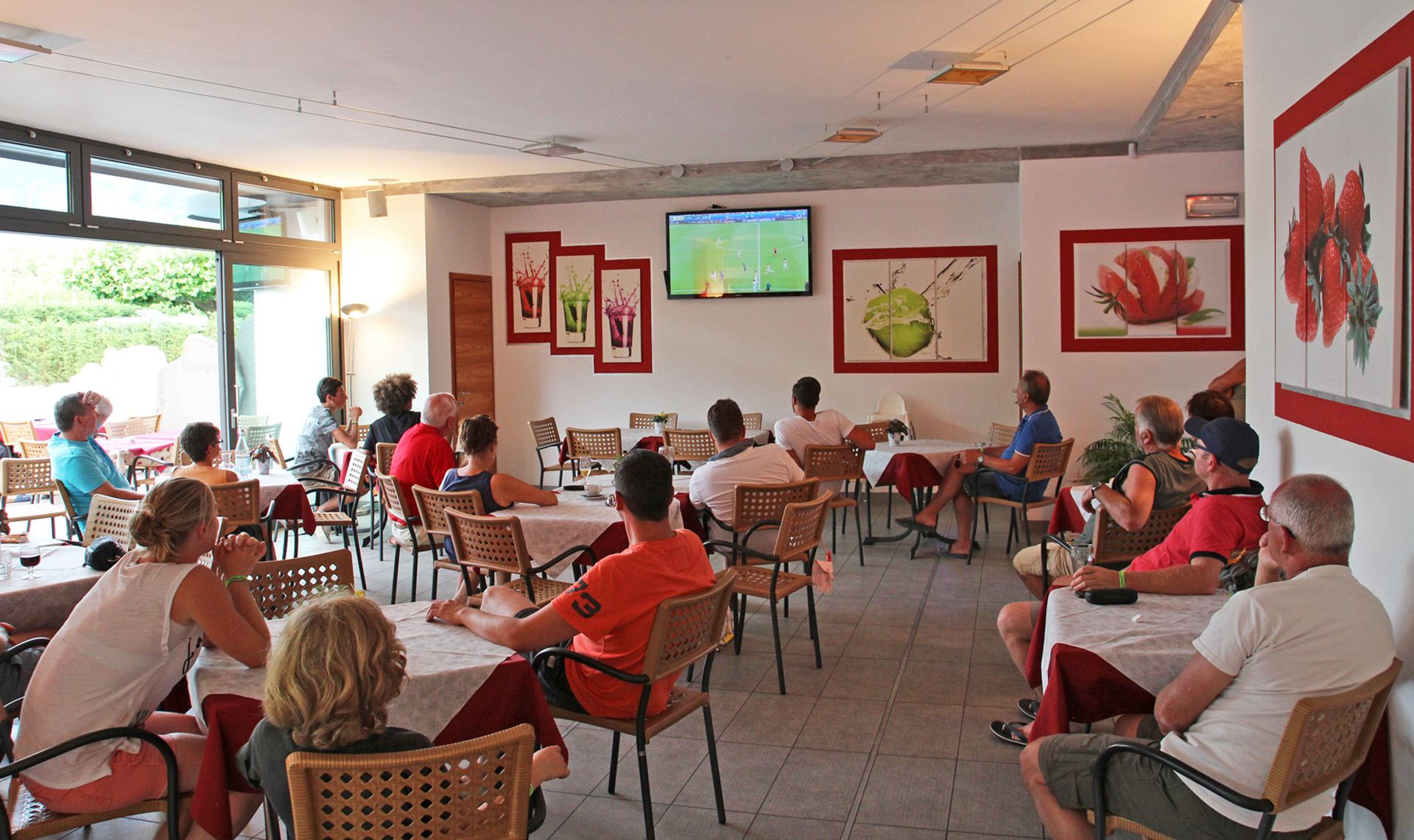 Interno pizzeria Camping Mario