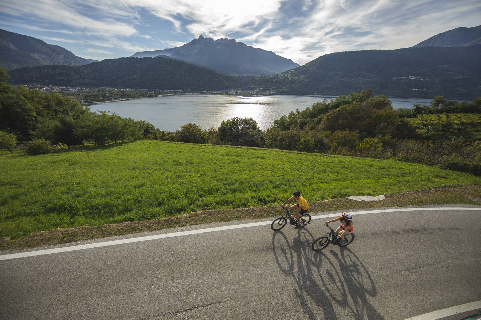 Mountain Bike a Tenna sul lago Caldonazzo