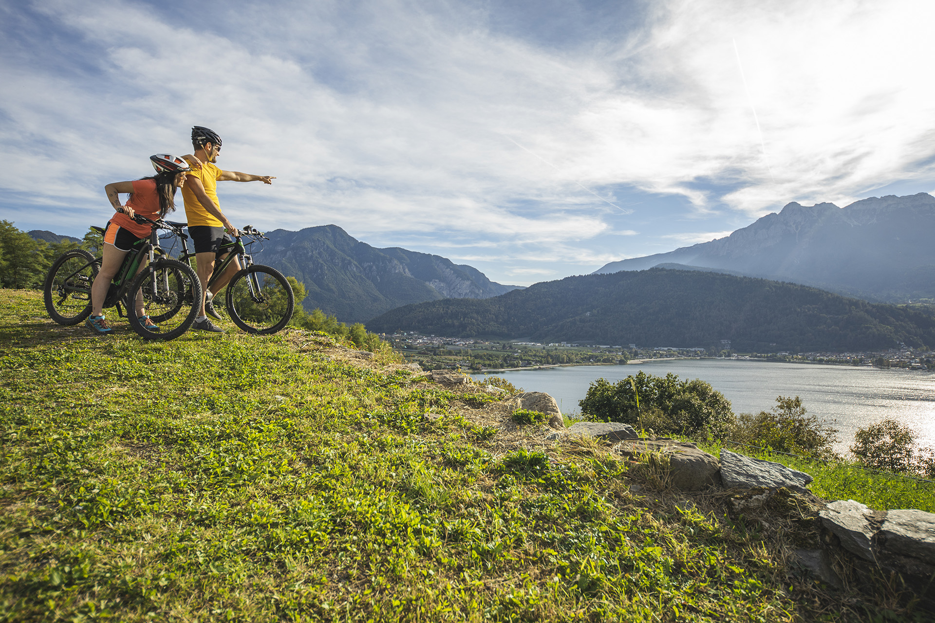 bicicletta e-mtb-lago-caldonazzo mtb - federico modica bici