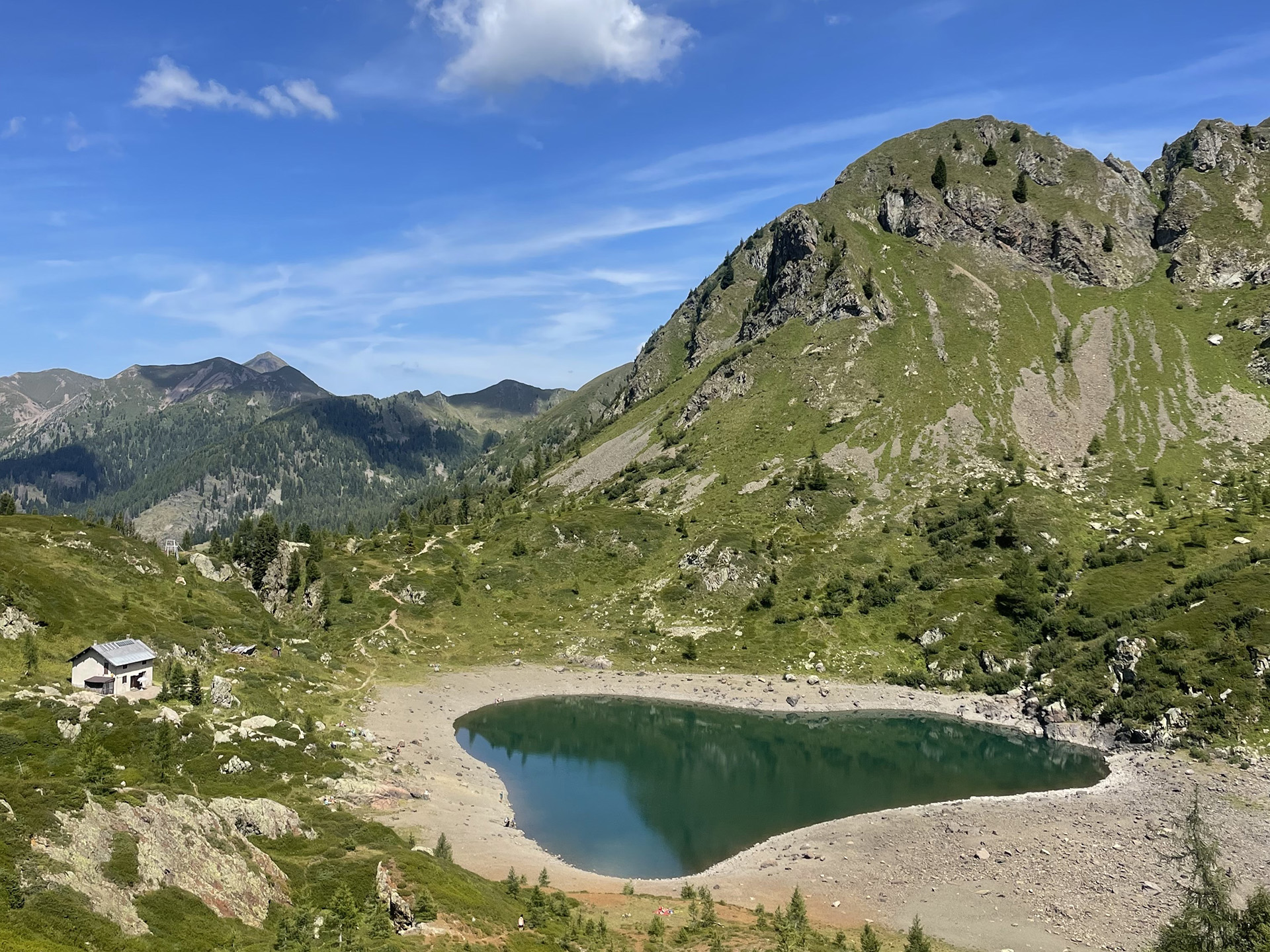 Lago Erdemolo in Val dei Mocheni