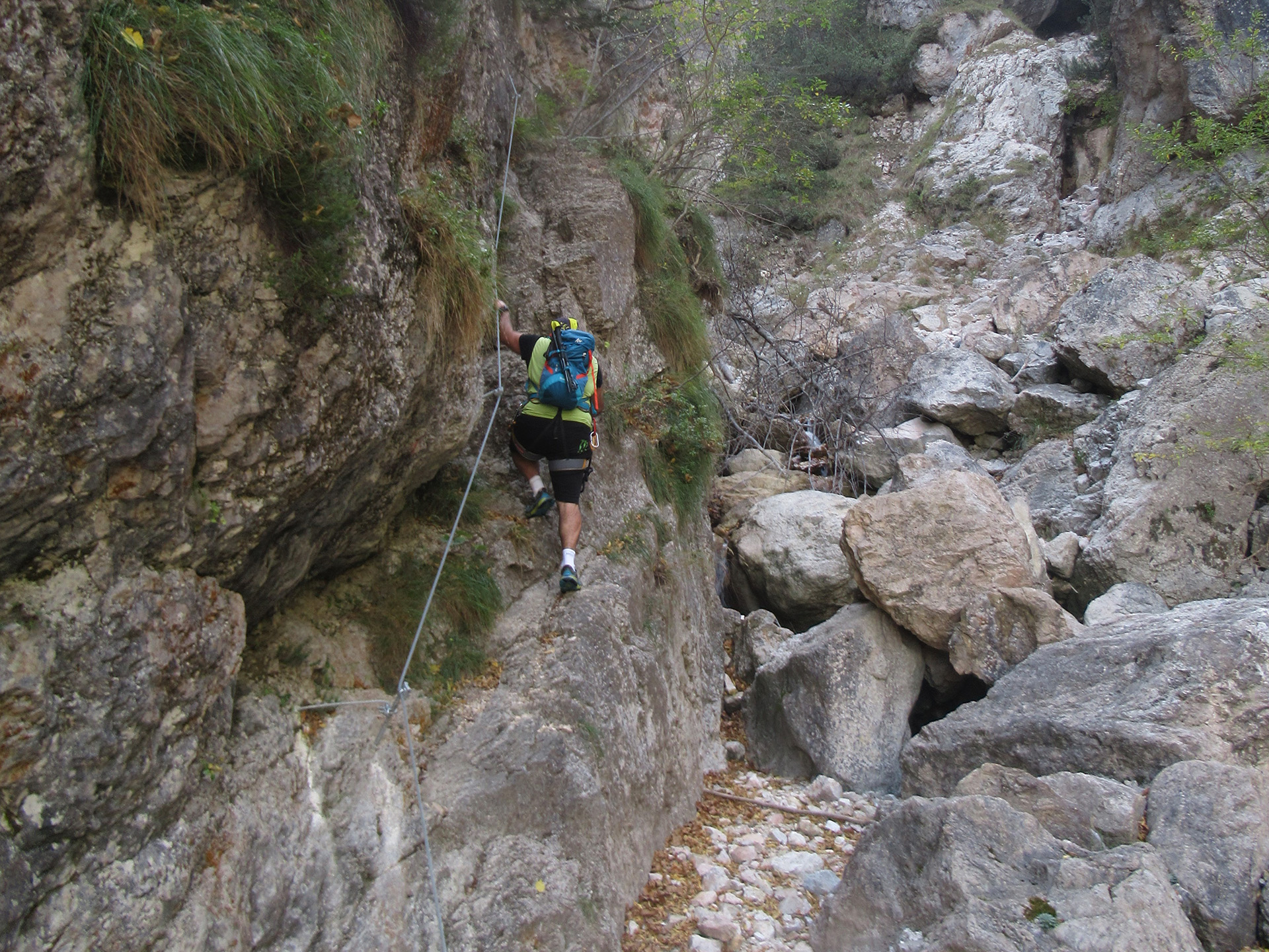 Ferrata Valscura sul Lagorai